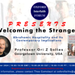 Welcoming the Stranger: Abrahamic Hospitality and Its Contemporary Implications